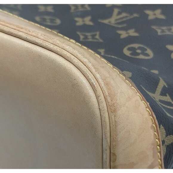 Louis Vuitton LV Hand Bag Alma Brown Monogram Purse Vintage Pre Loved Authentic - Picture 6 of 9